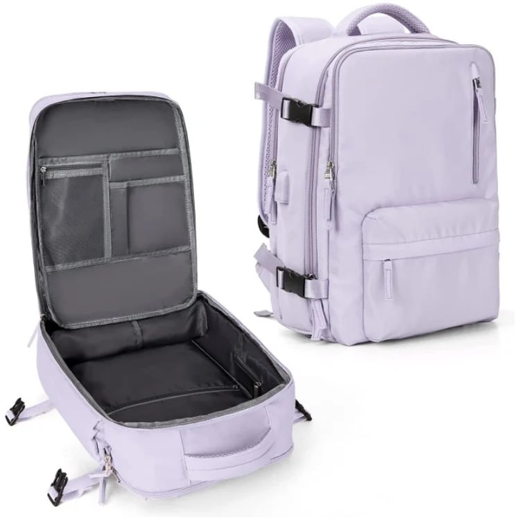 Damen Große Reise-Rucksack – Wasserdichter Wanderrucksack | Diebstahlschutz & USB-Ladung