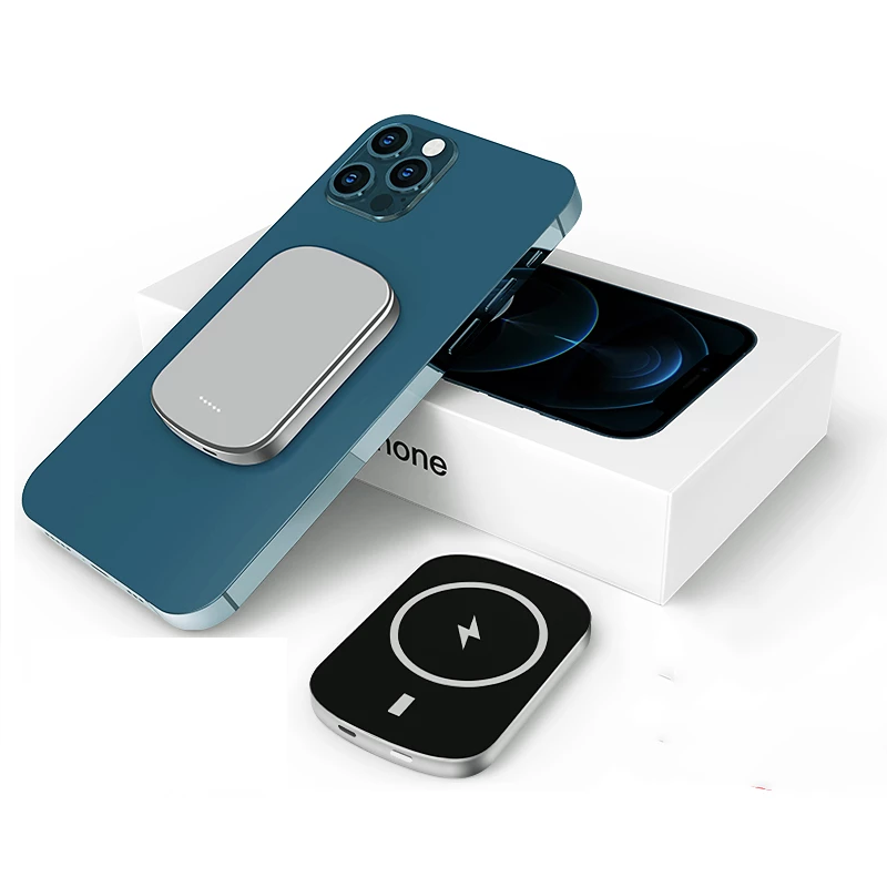 Drahtloses Powerbank-Ladegerät für iPhone | 5000mAh & 10000mAh, Magnetisch, Schnellladung für Reisen & Unterwegs