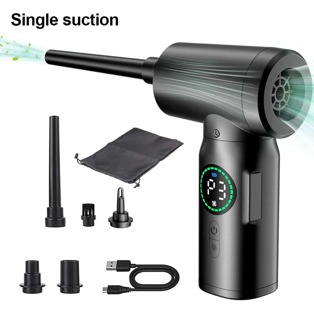 Zelara-in-1 Akku Druckluftreiniger & Staubsauger mit LED