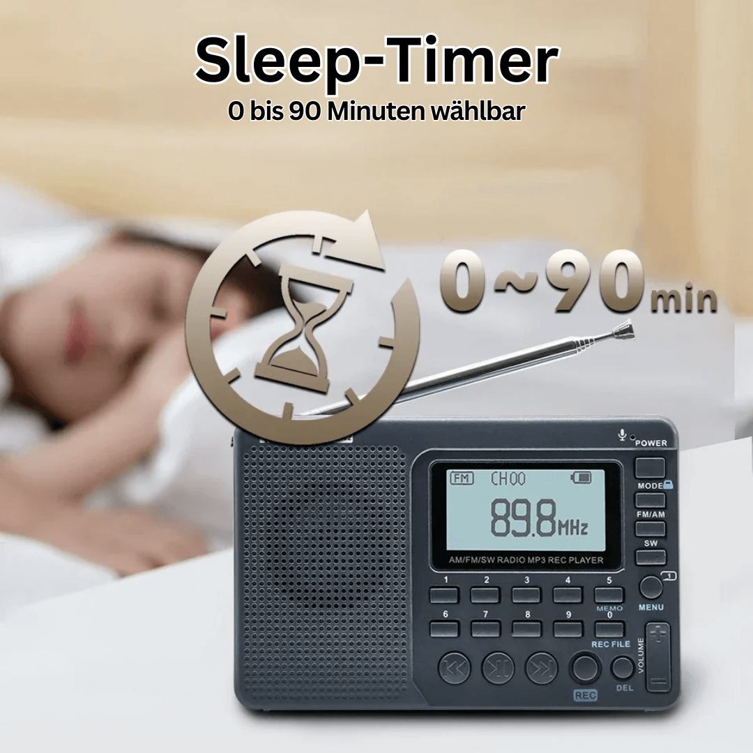 Zelara Multiband-Radio mit Aufnahmefunktion