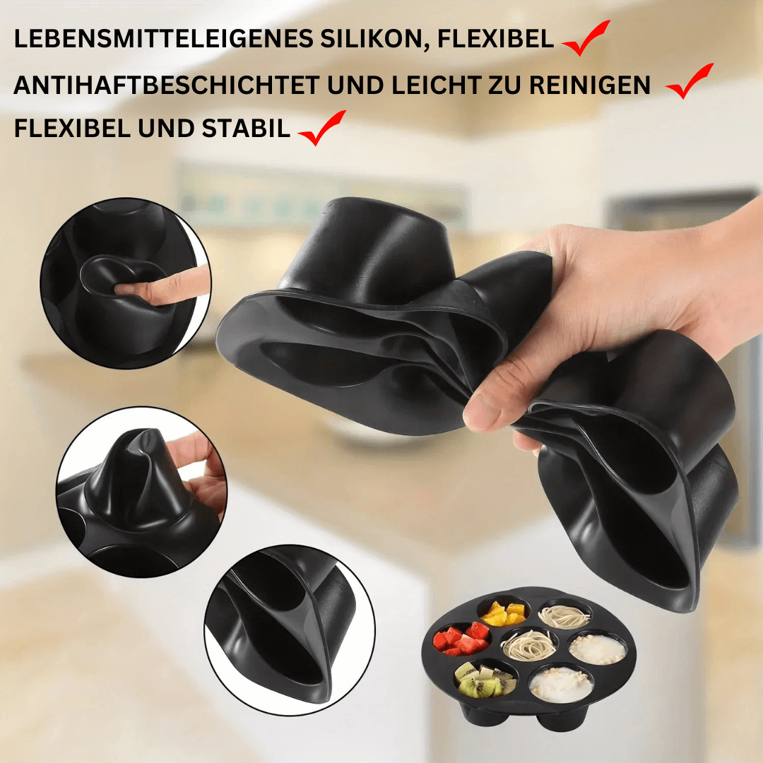 Silikon-Backform für Airfryer & Mikrowelle