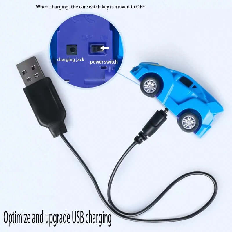 Kinder-Rennwagen Uhr: Ferngesteuertes Auto am Handgelenk