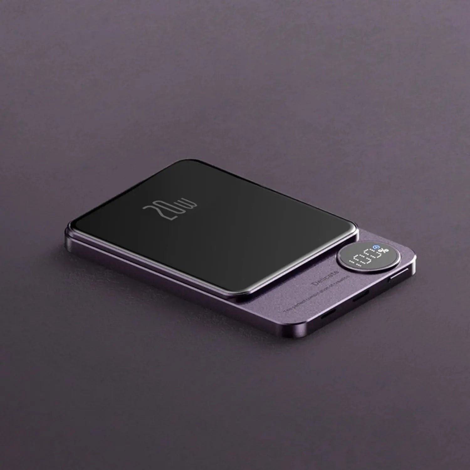 Sleek Magnetic Fast Charging Power Bank – Wirelessly, Hochkapazitäts-Backup-Batterie für alle Geräte