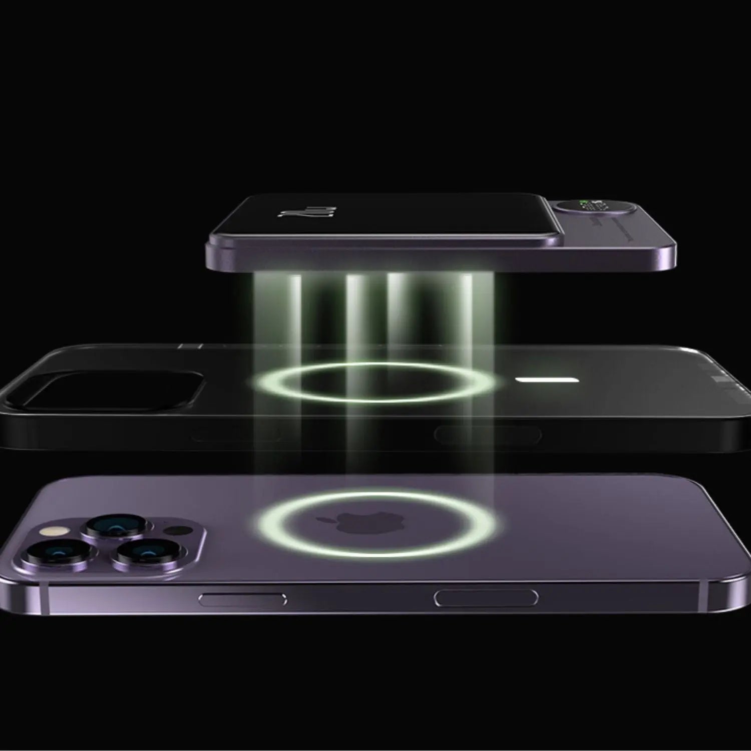 Sleek Magnetic Fast Charging Power Bank – Wirelessly, Hochkapazitäts-Backup-Batterie für alle Geräte