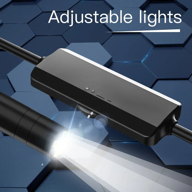 AN100 14mm Linse Endoskop Kamera für Autos, Micro USB Typ-C Android Smartphone PC, IP67 wasserdichte Inspektion