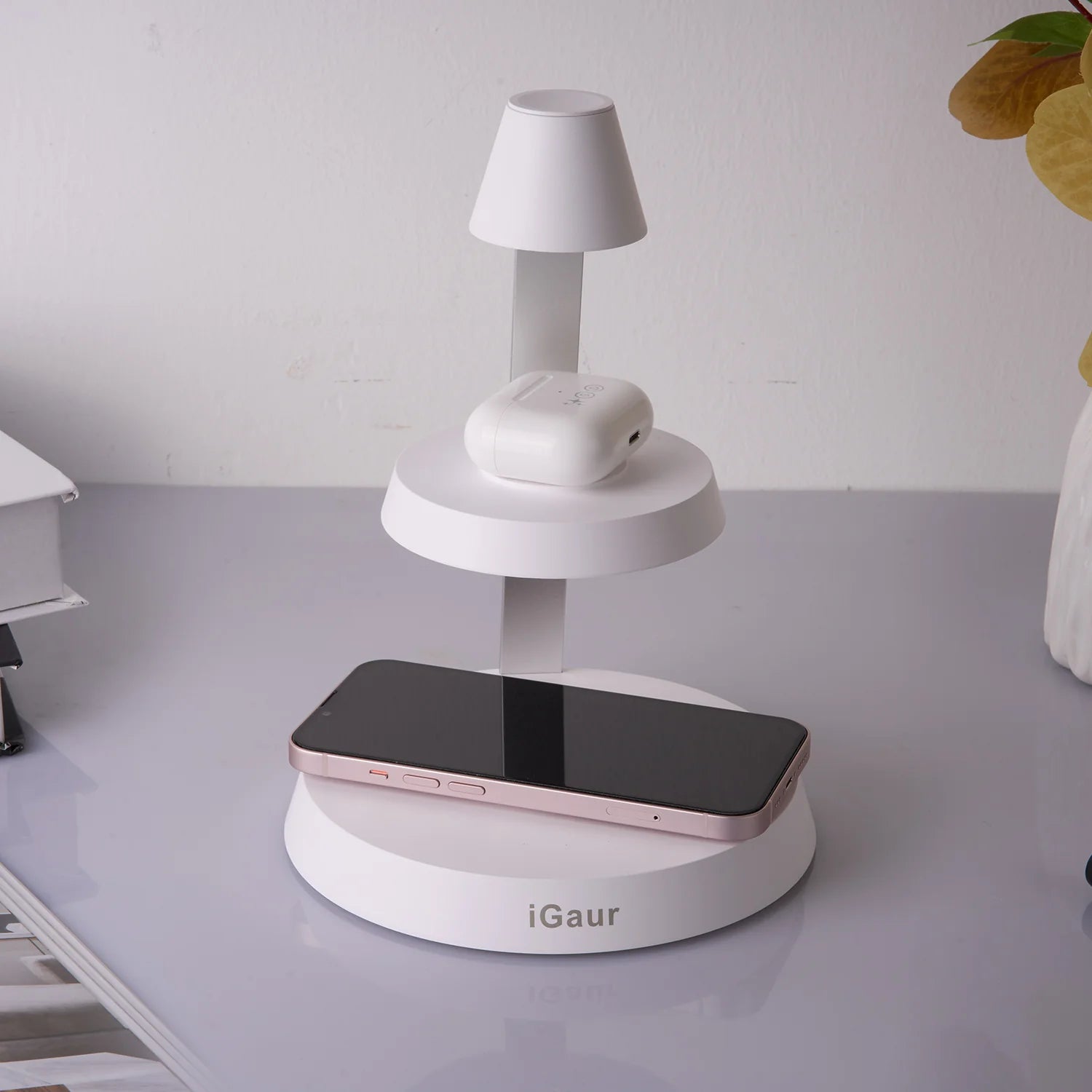 3-in-1 Wireless Charger mit Nachtlicht