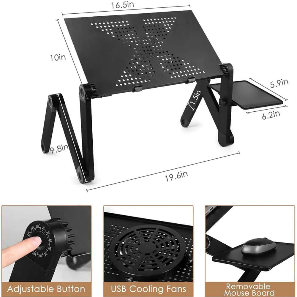 Zelara 360° Laptopständer - Höhenverstellbar