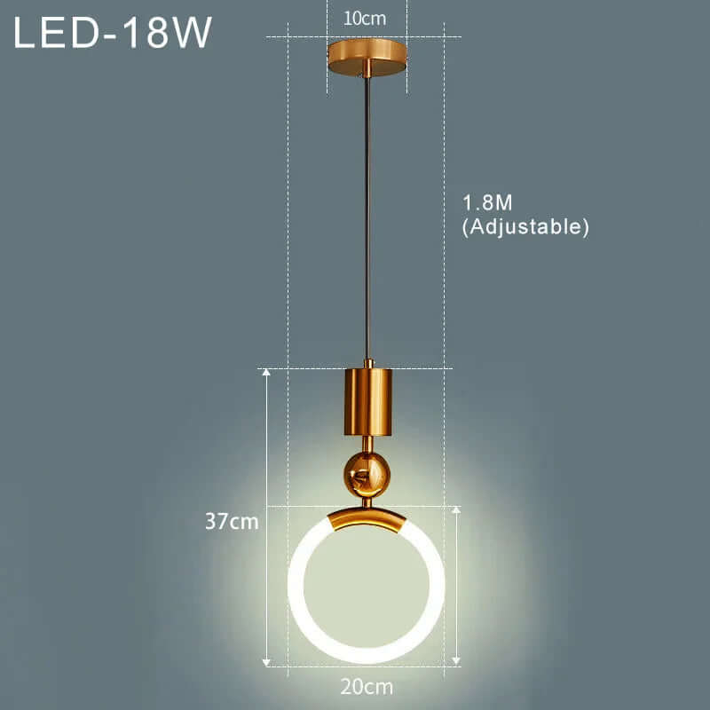 Minimalistische LED Pendelleuchte