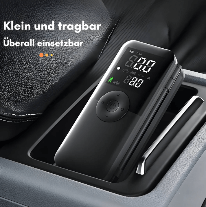 Tragbare Minipumpe mit Digitalanzeige