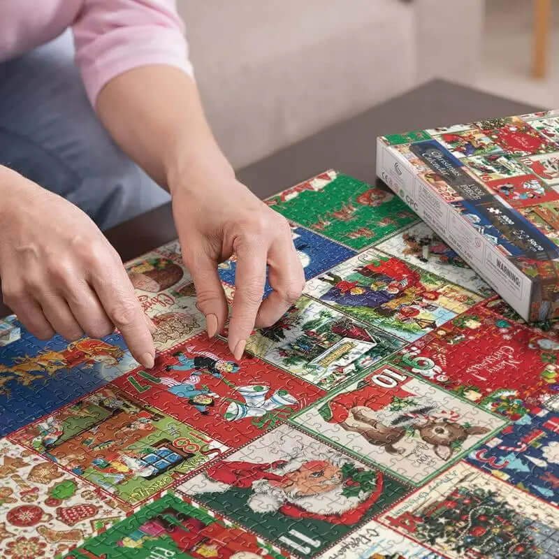 Weihnachts-Puzzle-Adventskalender