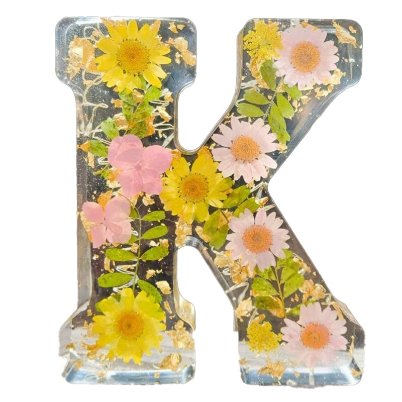 Dried Flower Letters Nachtlicht