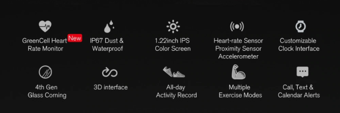 Taktische Smartwatch wasserdicht 50 m – Fitnessuhr mit Herzfrequenz, Schlafanalyse & 3D-Tracking