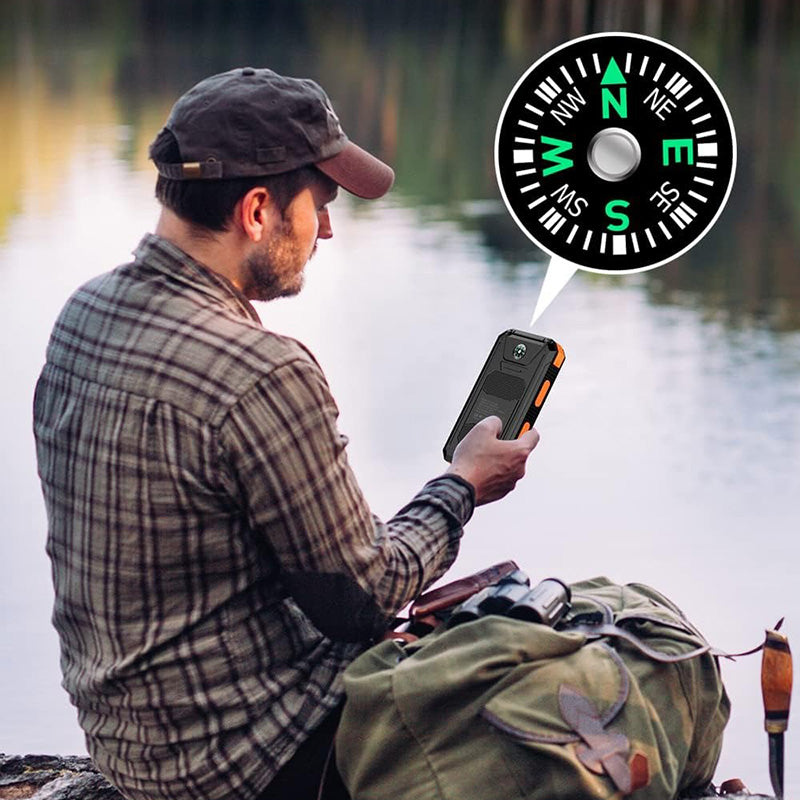 Solarbatterie - Schnellladung | Wasserdicht & Langlebig