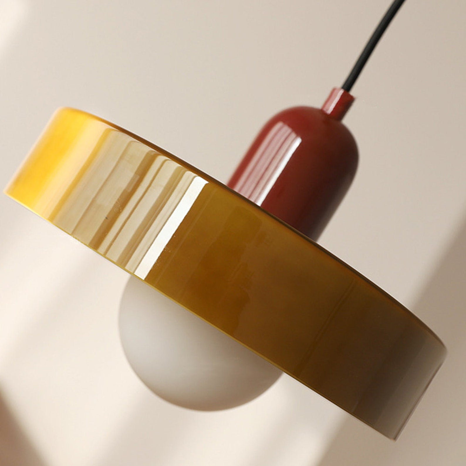 Sandsberg Pendelleuchte - Buntglas  | LED-kompatibel