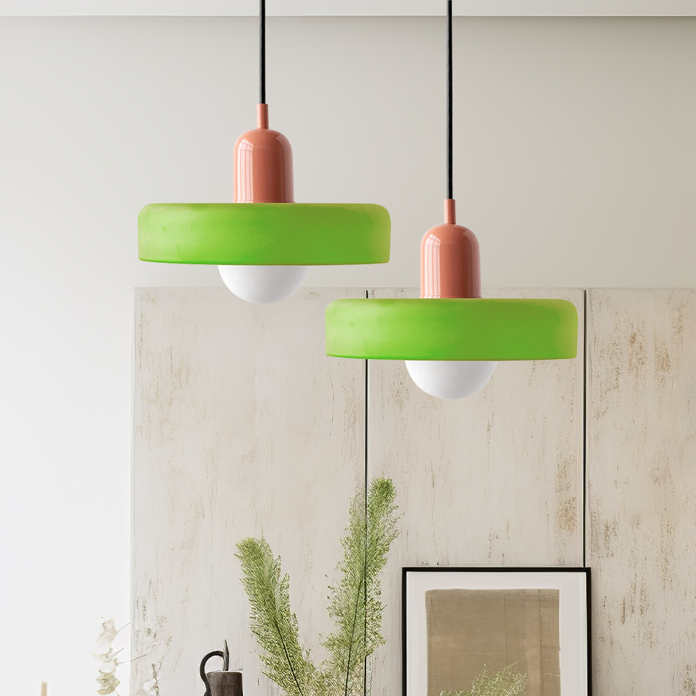 Sandsberg Pendelleuchte - Buntglas  | LED-kompatibel