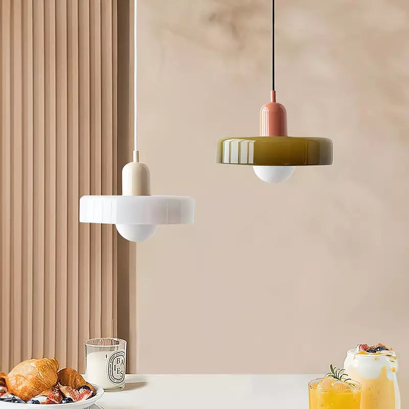 Sandsberg Pendelleuchte - Buntglas  | LED-kompatibel