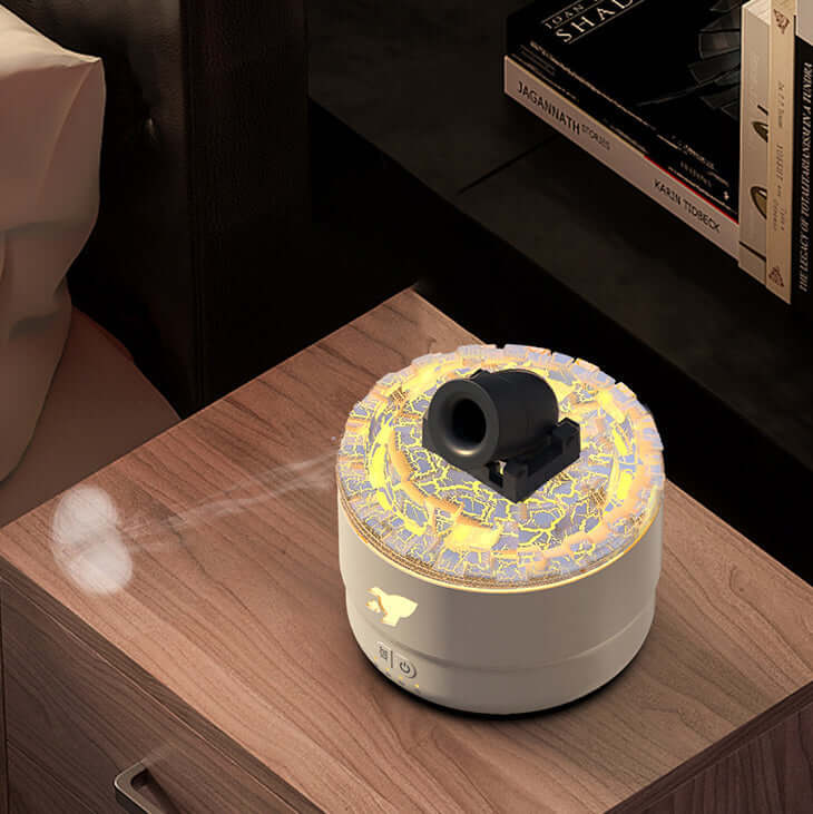 Lava-Aromadiffusor & Luftbefeuchter mit LED-Nachtlicht