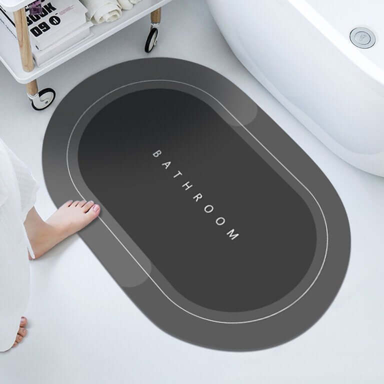 Schnelltrocknende Badmatte - Rutschfest & Hygienisch