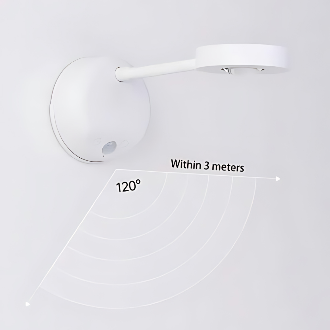 Spark360 – Kabelloses LED-Spotlight mit Bewegungsmelder und 360° verstellbarer Halterung