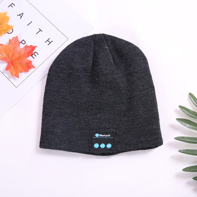Musikalische Beanie mit Bluetooth und Mikrofon