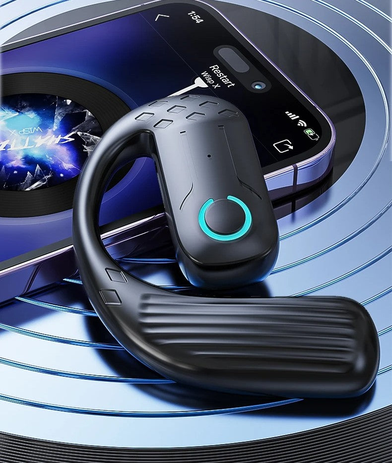 Open-Ear Wireless Bluetooth Headset – 5.4 180° drehender Sport- und Business-Kopfhörer mit Mikrofon