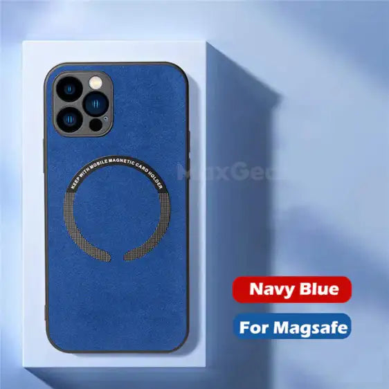 Schutzhülle in Leder für iPhone (Magsafe)