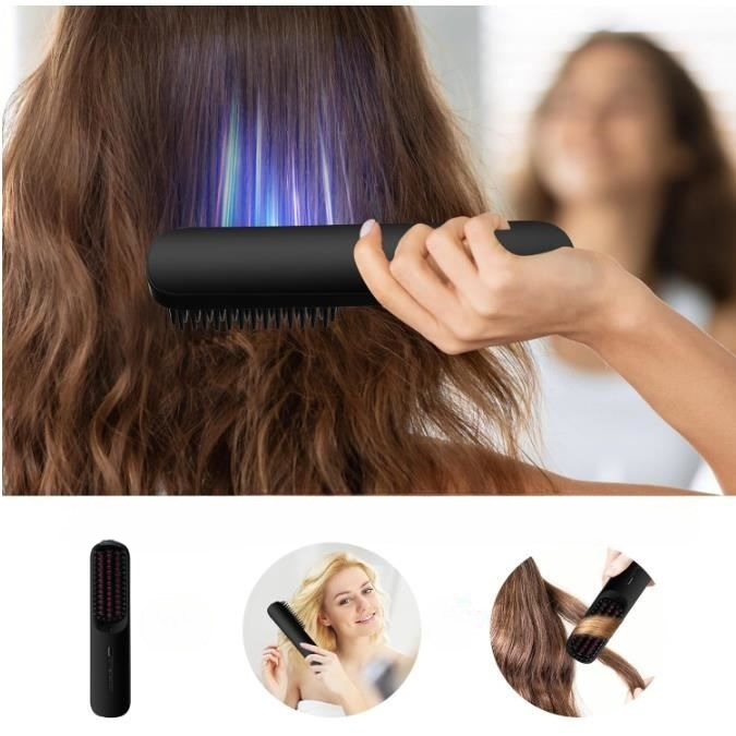 Tragbare Haarglättungsbürste