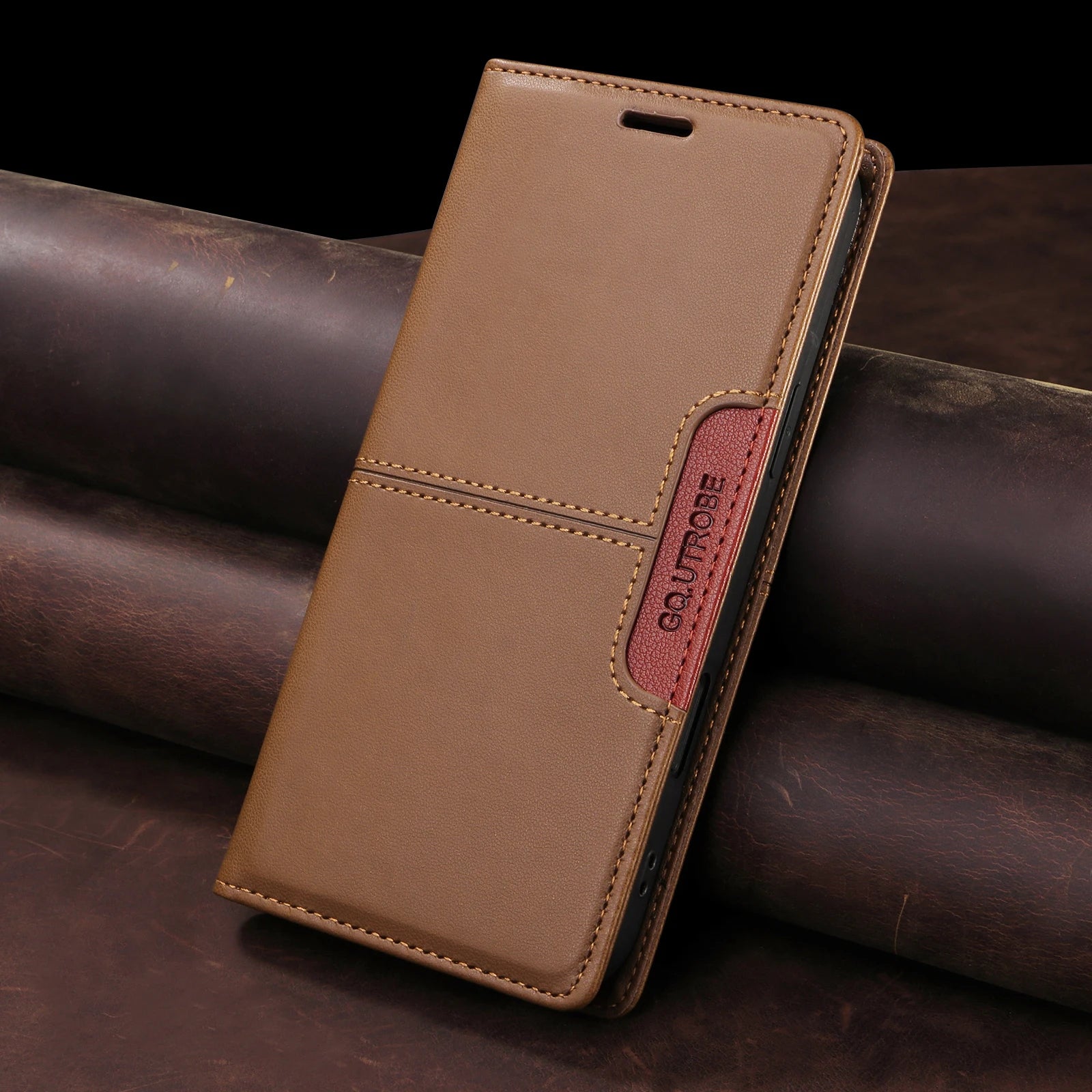 RFID Flip Leder Samsung S25/S24/S23 Magnetische Brieftaschenhülle
