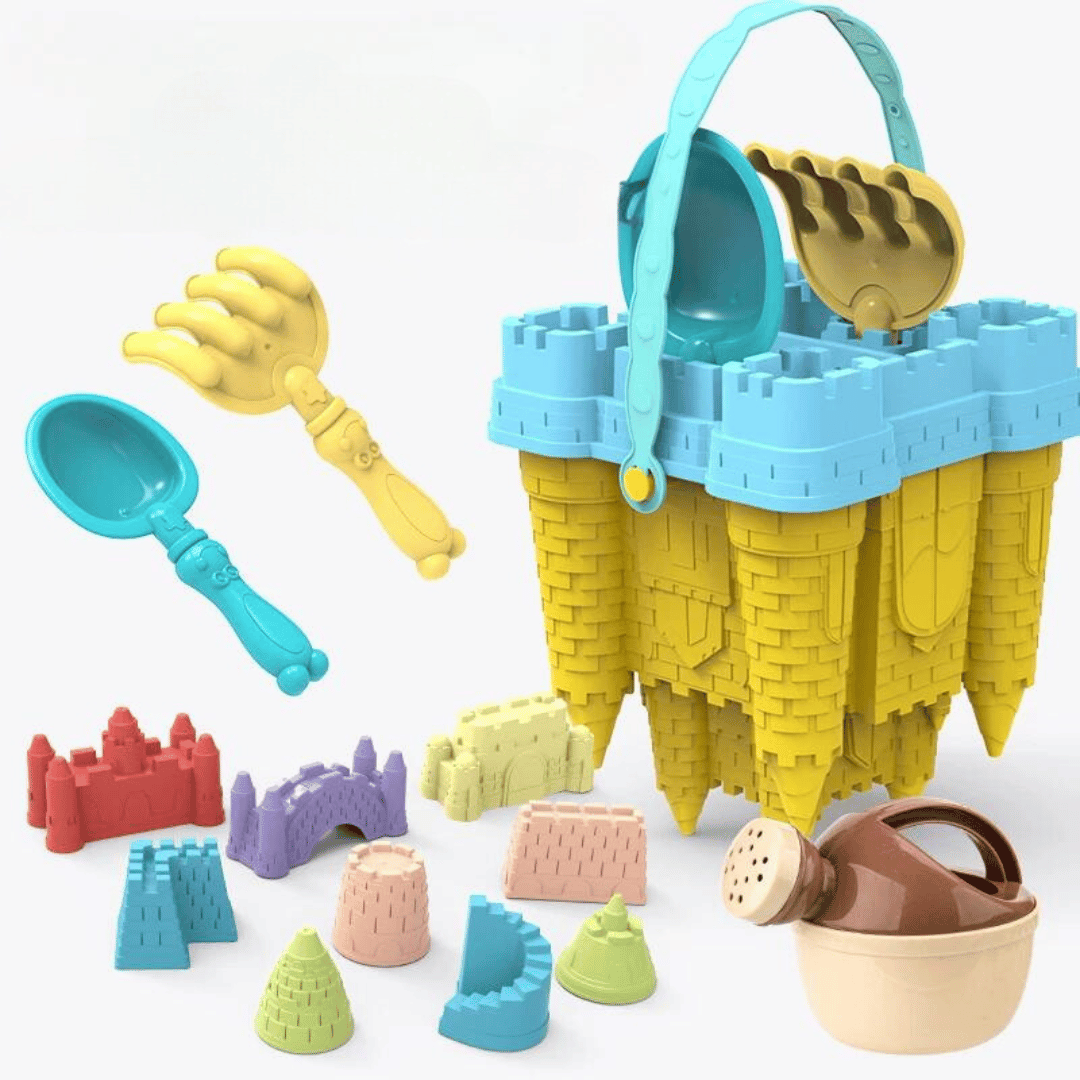 Sandkastenspielset für Kinder - Kreative Bauformen – Leicht & Robust