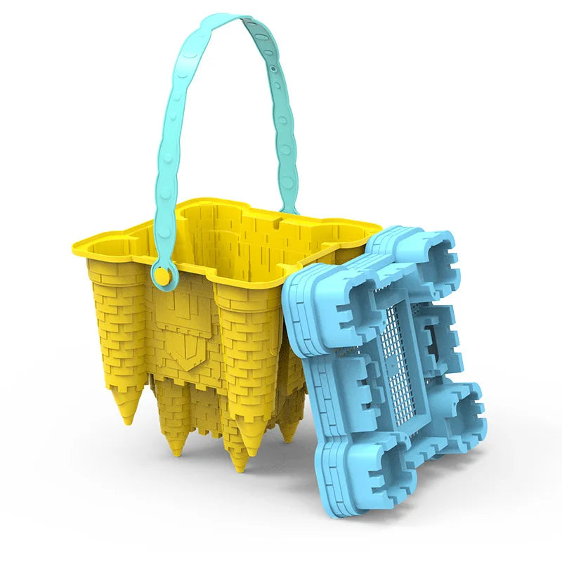 Sandkastenspielset für Kinder - Kreative Bauformen – Leicht & Robust