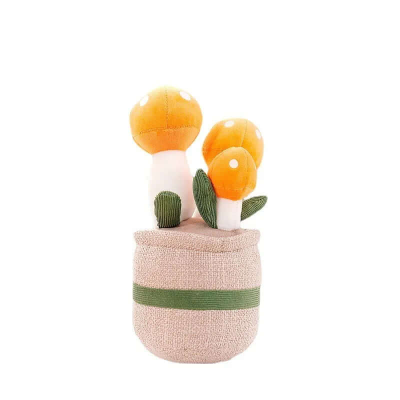 Kuschelige Blumen-Plüschfigur - Weicher Kissen-Begleiter