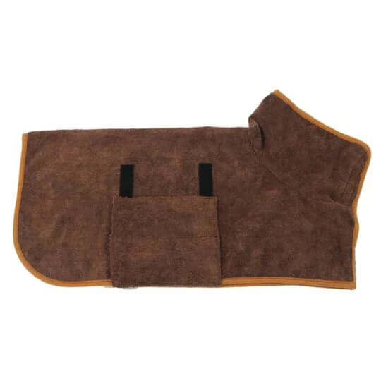 Kuscheliger Hunde-Bademantel - Schnelltrocknend
