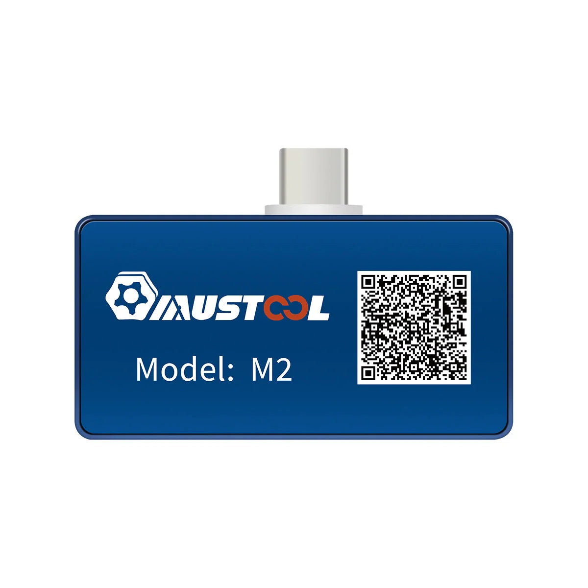 Mustool M2 Dual-Lens Wärmebildkamera 256x192 Hochauflösende IR mit visueller Kamera für Android, 25Hz Refresh-Rate, kompatibel mit Smartphones, Tablets und PC