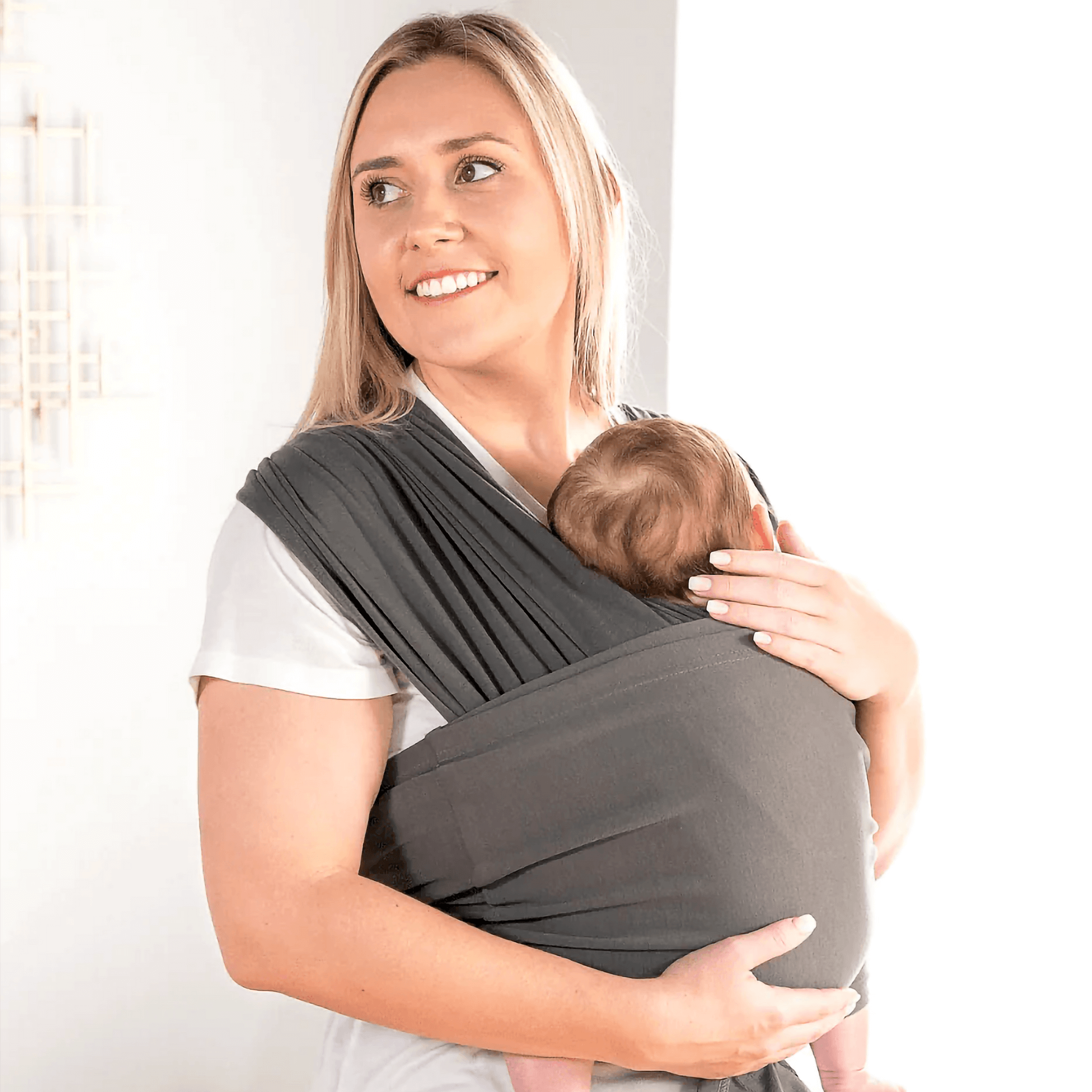 Ergonomische Babytrage mit Rückenunterstützung