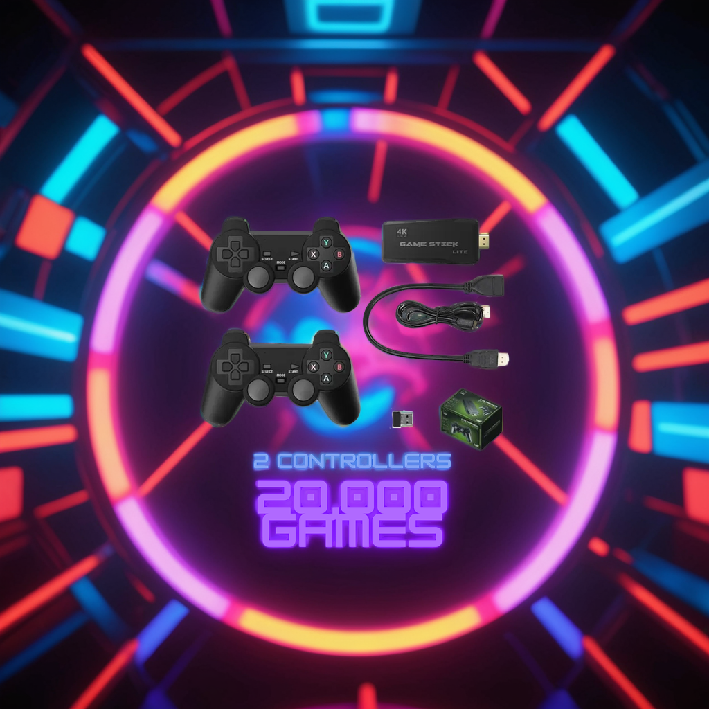 Retro-Spielekonsole 4K - 20.000+ Spiele enthalten - HDMI