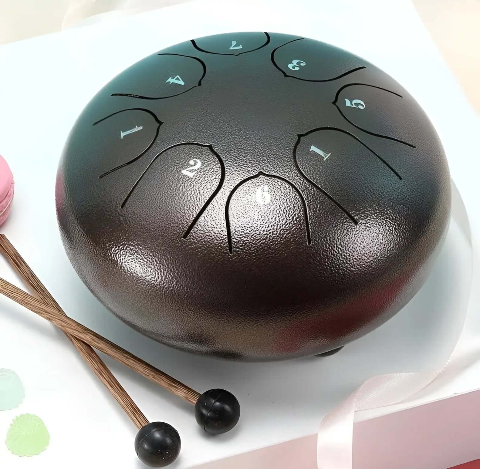 Entspannungstrommel aus Stahl - Regenklänge