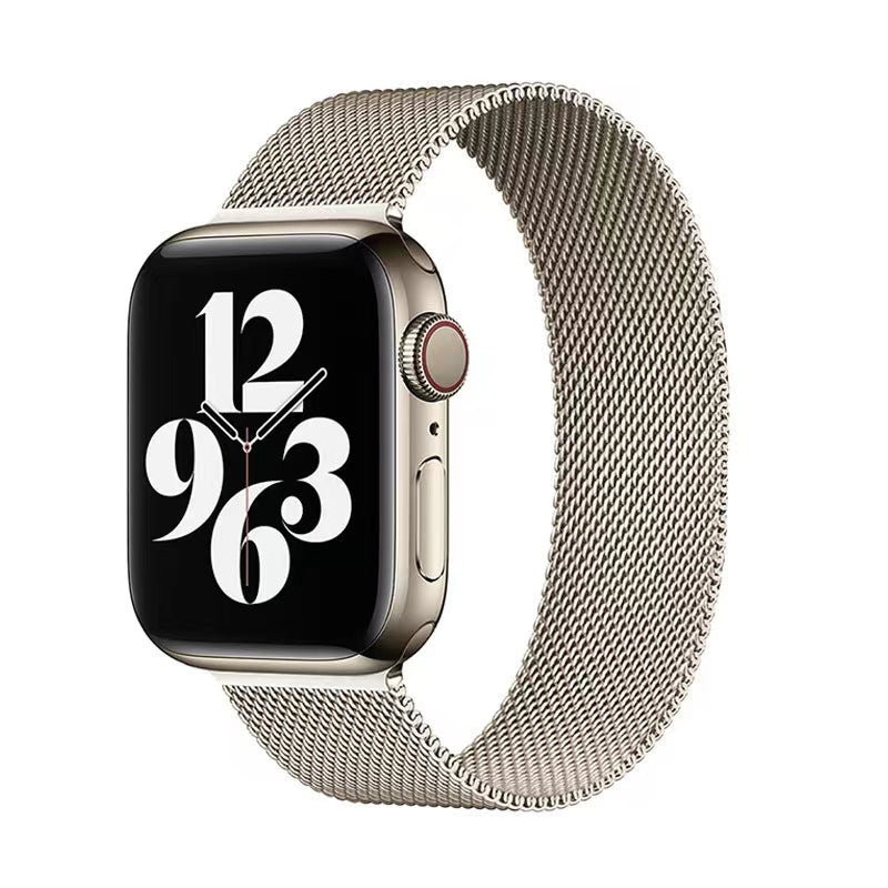 Stilvoll und Bequem – Metall-Milanese-Armband für Apple Watch