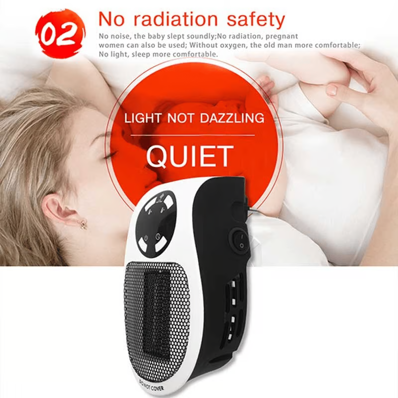 Multifunctional Compact Space Heater with Antimicrobial Air Filter