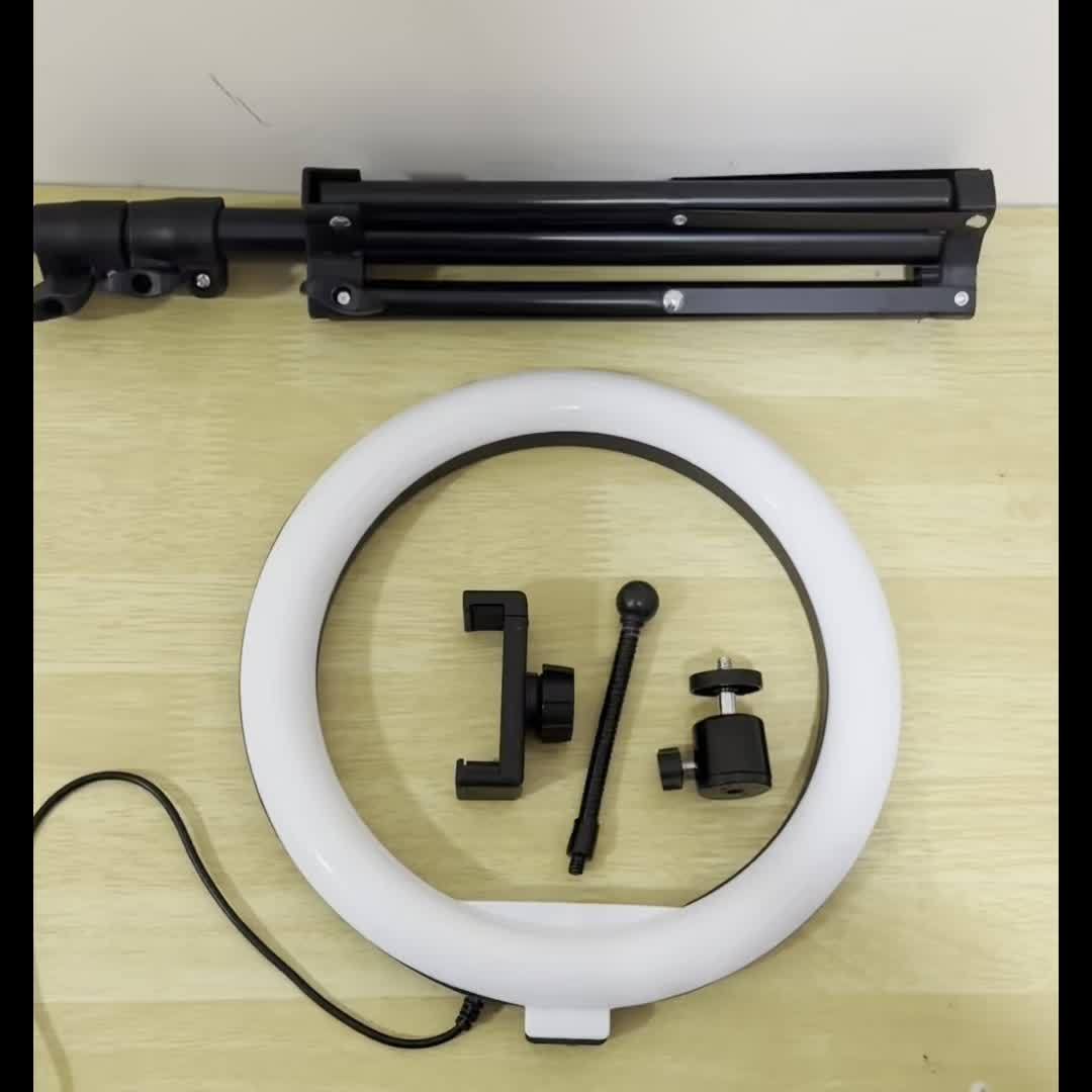 LED Ringlicht mit Stativ und Handyhalter – Für perfekte Selfies und Videoaufnahmen