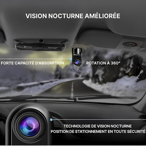 Dashcam Auto Mit Überwachungskamera
