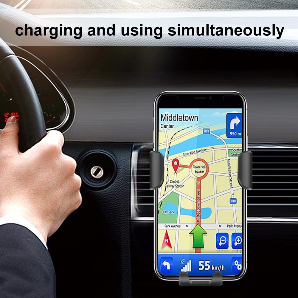 Ninja Dragon QI X Universal Wireless Charger mit Auto Halterung – Schnell und sicher aufladen, während Sie fahren
