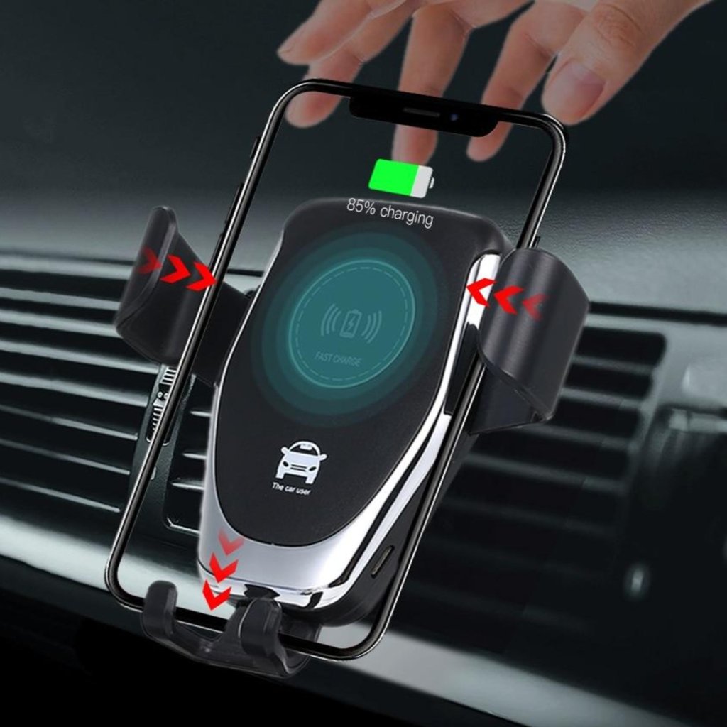 Ninja Dragon QI X Universal Wireless Charger mit Auto Halterung – Schnell und sicher aufladen, während Sie fahren