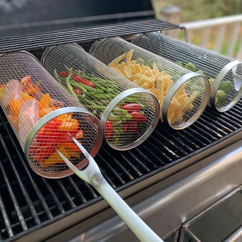 FlameMaster™ BBQ-Grillkorb | Perfekte Grillmomente | Antihaft & Spülmaschinengeeignet