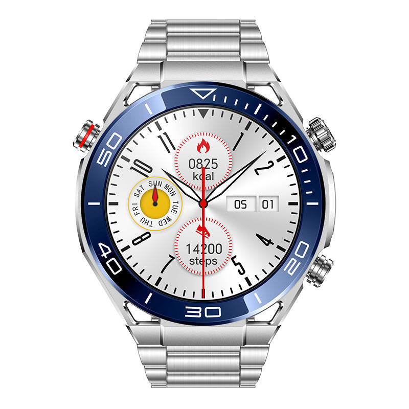 Gesundheits-Smartwatch mit Blutzucker-, EKG- und Herzfrequenzüberwachung