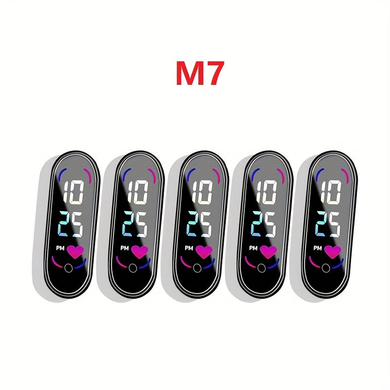 Lichtende Kinderuhr - Buntes LED-Display und Sportliches Design