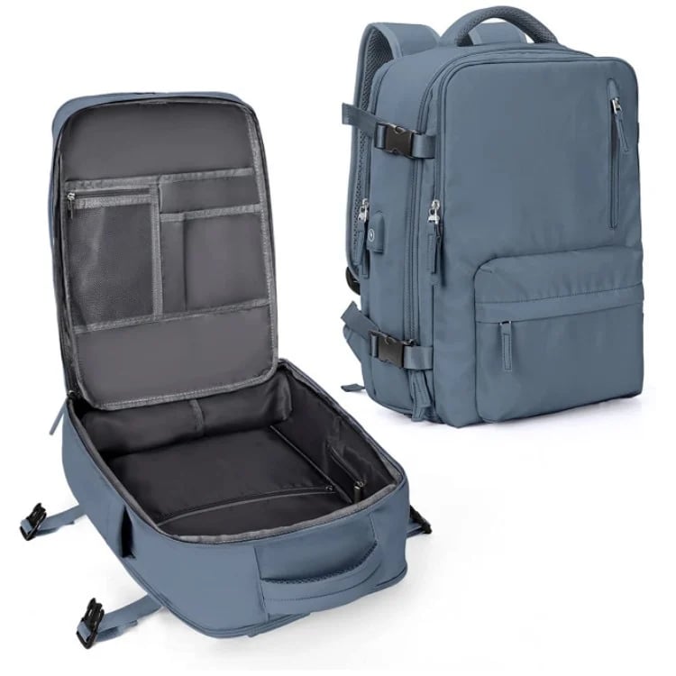 Damen Große Reise-Rucksack – Wasserdichter Wanderrucksack | Diebstahlschutz & USB-Ladung