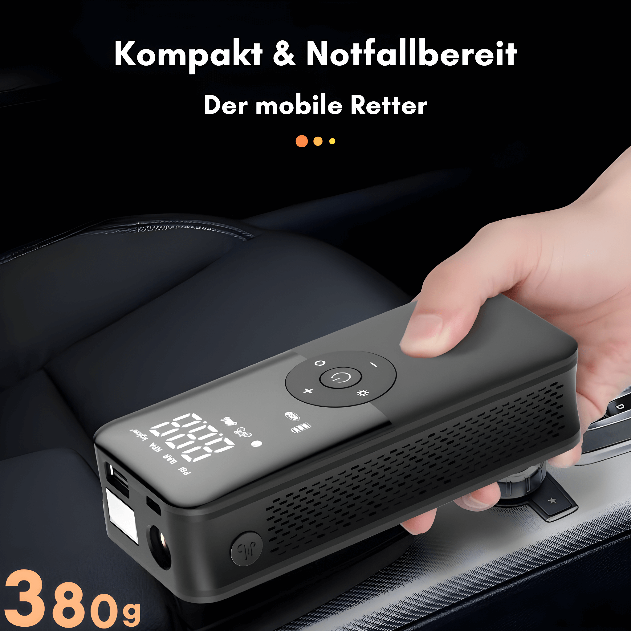Zelara Luftpumpe mit Digitalanzeige