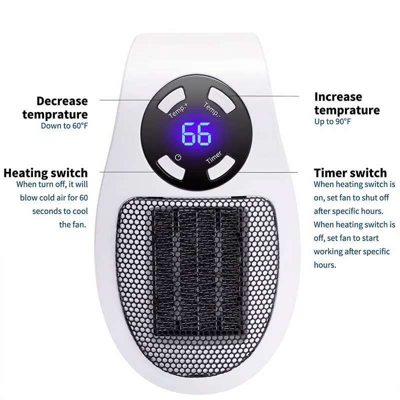 Multifunctional Compact Space Heater with Antimicrobial Air Filter