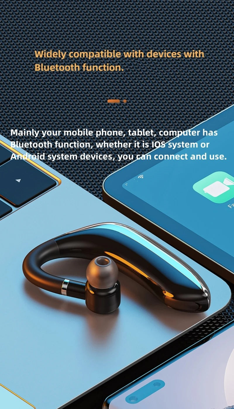 Hochwertige Bluetooth Kopfhörer: Drahtlose Ohrhörer mit Ohrhaken, Bluetooth 5.0, Mikrofon – 40 Std. Laufzeit, ideal für Fitness, Fahrradfahren, Sport | Kompatibel mit Apple iPhone 15/14/13/12/11 Pro Max Plus Mini, Android, Samsung | Limitierte Auflage