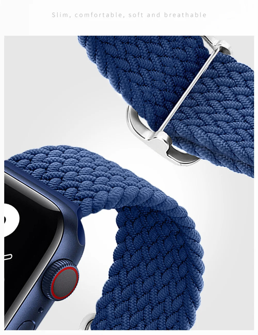 Geflochtenes Nylon-Loop-Band für die Apple Watch